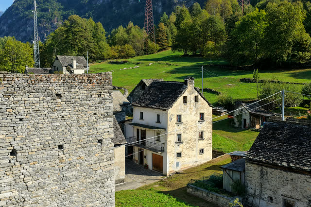 Esterno della casa a Cristo
